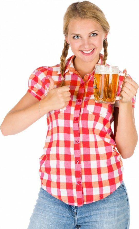 Beer Girl on German Dating Site